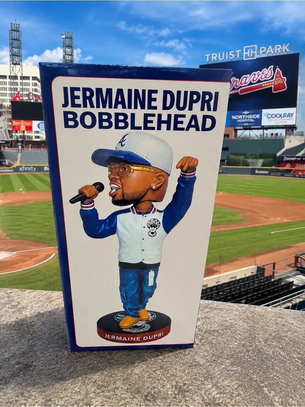 Jermaine Dupri Atlanta Braves Bobblehead SGA 7/22/26 MLB